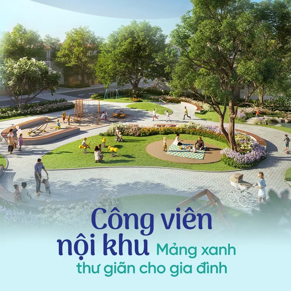 Công viên nội khu khu đô thị LA Home