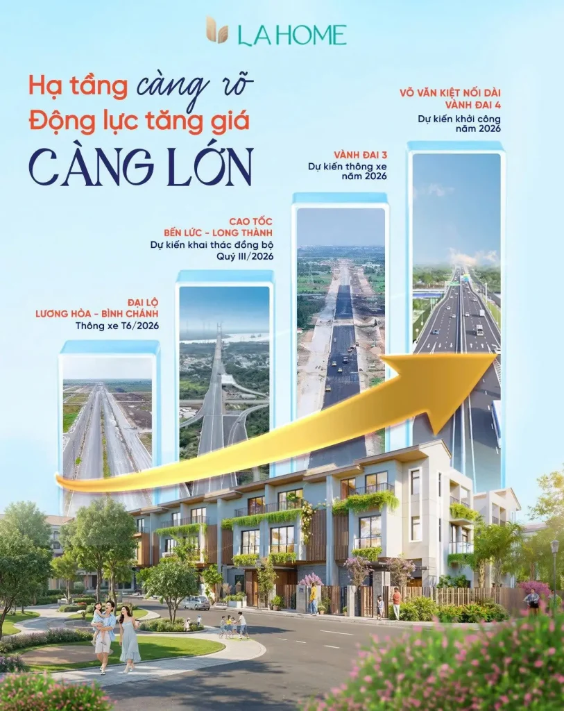 LA Home hạ tầng càng rõ động lực càng lớn