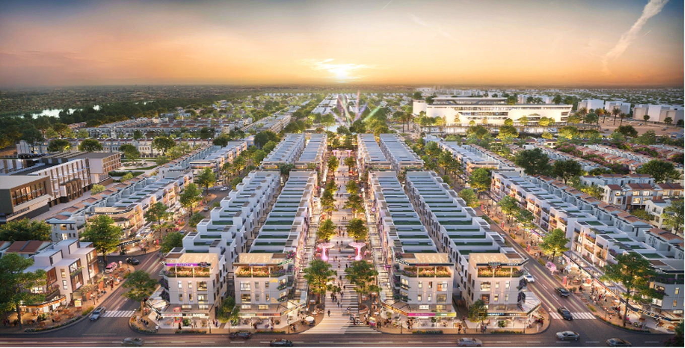 Nhà phố thương mại công năng kép giá từ 4,99 tỷ đồng tại phía Tây TPHCM Nhà Phố Thương Mại