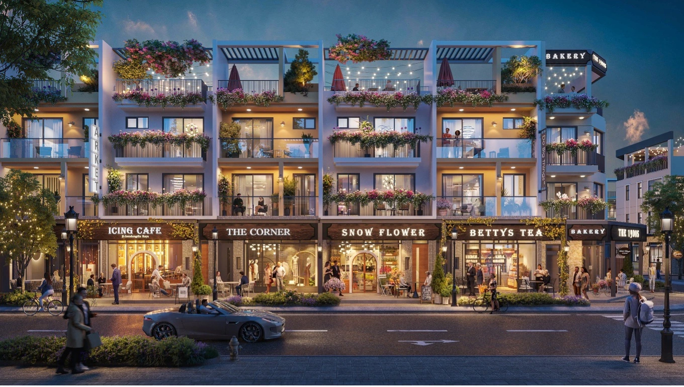 Nhà phố thương mại công năng kép giá từ 4,99 tỷ đồng tại phía Tây TPHCM Nhà Phố Thương Mại