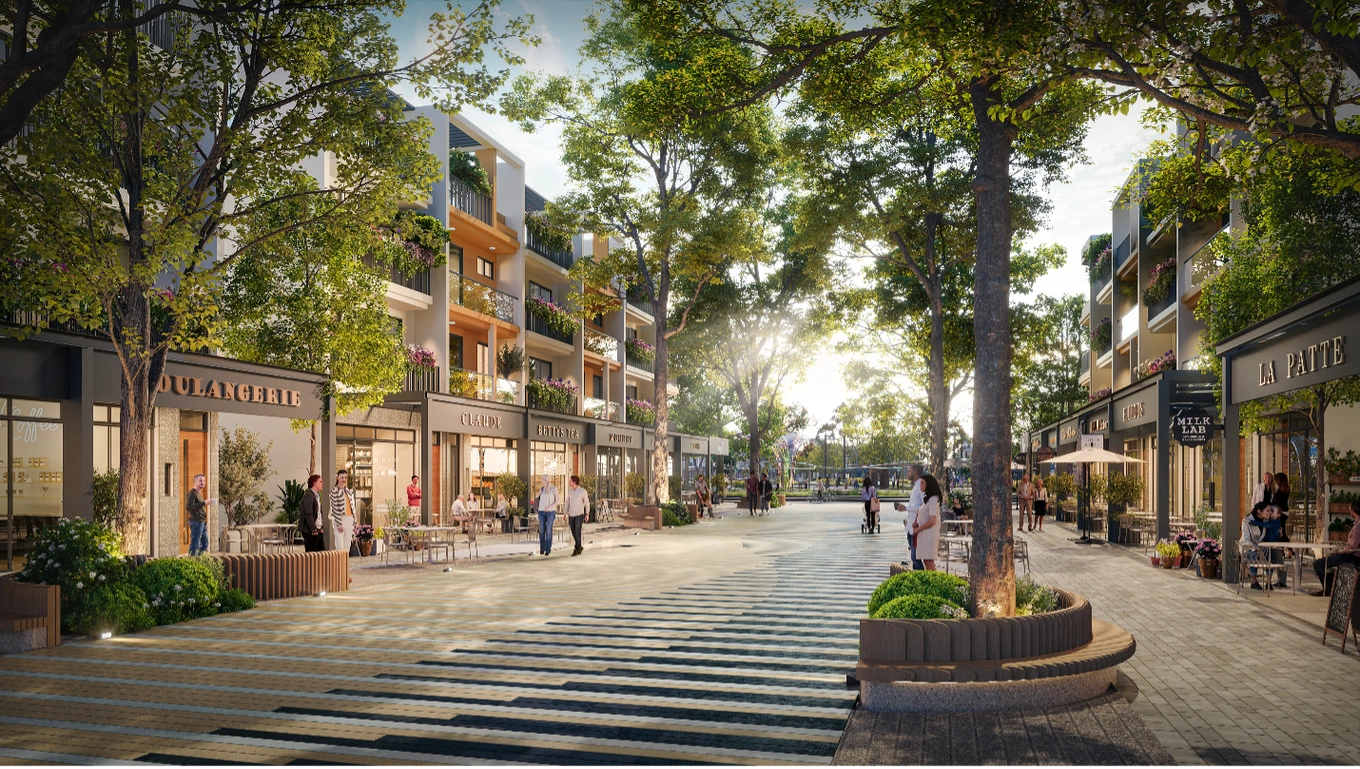 Nhà phố thương mại công năng kép giá từ 4,99 tỷ đồng tại phía Tây TPHCM Nhà Phố Thương Mại