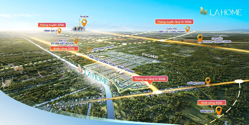 Dự án LA Home Bến Lức: "Thỏi nam châm" thu hút dòng vốn đầu tư phía Bắc Dự án LA Home Bến Lức